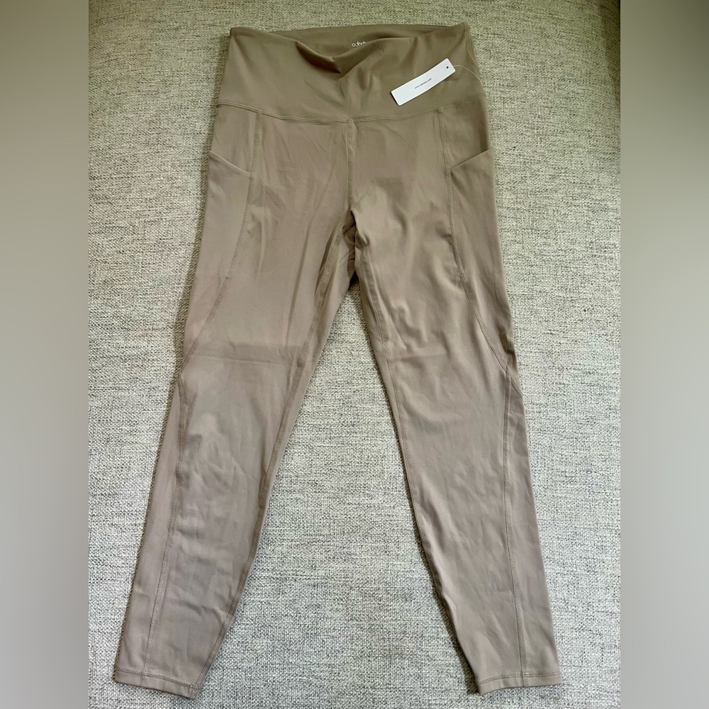 Ododos Buttery Soft Women's Tan/Beige Leggings